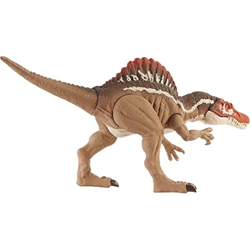 Jurassic World Toys Extreme Chompin Spinosaurus Dinosaur Action Figure, Huge Bite, Authentic Decoration, Movable Joints, Ages 4 Years Old & Up Standard Packaging 상세이미지 2