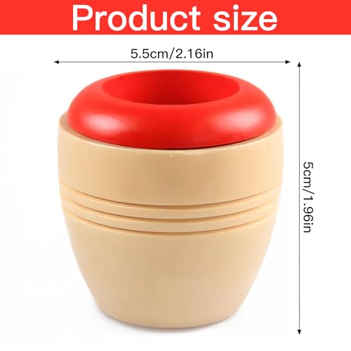 OFKPO 4 Stück Kinder Kaleidoskop aus Holz,Mini Kaleidoskop Spielzeug Puzzle Spielzeug