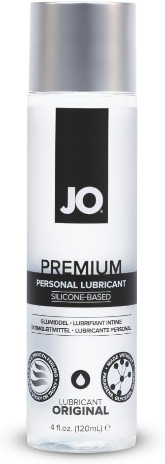 Premium Silicone Lube – Long-Lasting Silicone-Based Personal Lubricant for Sex, Intimacy & Anal Play – 4 fl oz