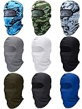 9 Pieces Ski Mask for Men Full Face Mask Shiesty Mask Balaclava Pasamontañas Hombre for Outdoor Use