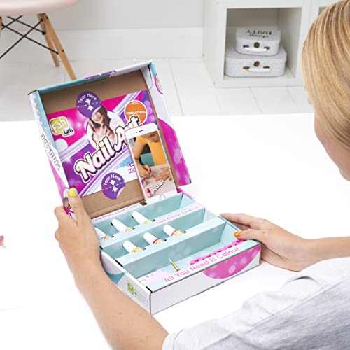 Kit De Nail Art FabLab Cadeau Fille Kit De Vernis Pour Enfants Kit De Décoration Pour Les Ongles Filles Kit De Vernis A Ongles Non Toxique Pour Filles 7 8 9 10 11 Nail Art Enfant - vue 5