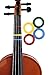 Long Beach Music Violin Fingering Tape (Red, Yellow, Blue, Green)