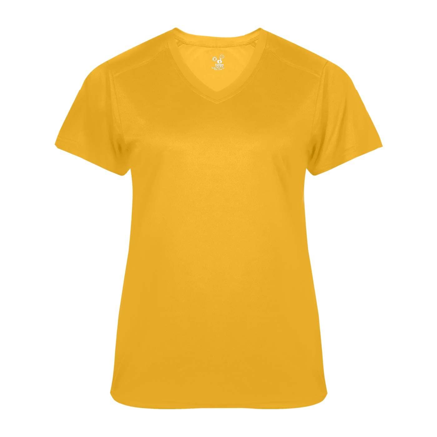 Badger Sports Ultimate Ladies' V-Neck Tee Gold 2X-Large