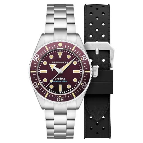 �ySPINNAKER�z �����Y �r���v Watch �X�s�j�J�[ Spence 300 Automatic �I�[�g�}�e�B�b�N SP-5097-99 ������ 30�C���h�� �T�t�@�C�A�K���X ���b�h������ �X�e�����X�X�`�[�� [���s�A���i]