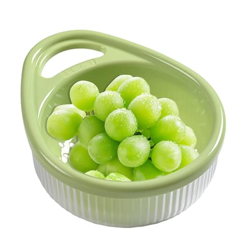 TROONZ Ciotola per scolapasta da cucina, colino per riso e set di scolapasta da cucina | Set di filtri da cucina con scodella e colino | Scolapasta per frutta, colino per pasta, ciotola scolapiatti a
