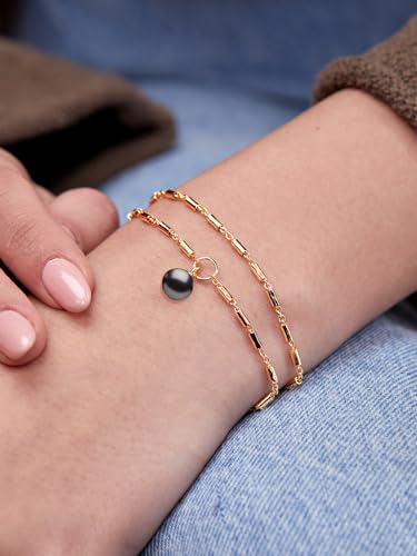 Image of MINUTIAE Stylish Fashion Double Chain for Womens & Girls Gift | Premium Stylish Dailywear Bracelets for Women's