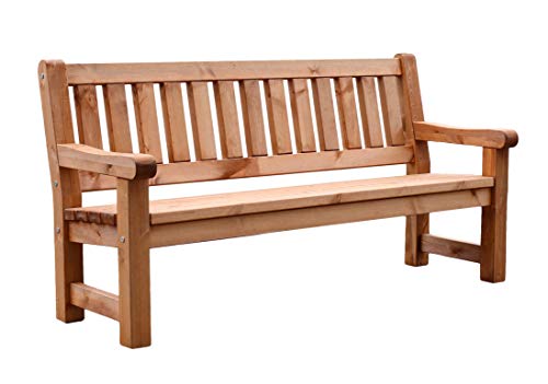 massiv Friesenbank Parkbank Gartenbank Garten Holz Bank Holzbank Sitzbank Kiefer