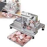 Máquina de sierra de hueso de carne, máquina de corte manual comercial, cortador de carne de hueso de acero inoxidable, cortador de huesos de cerdo para patas de cerdo, huesos tubulares, costillas de