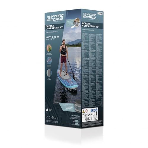 Bestway 10' x 33" x 6" / 3.05mx 84cm x 15cm Oceana Juego de Tabla de Remo y Kayak 2 en 1 de 10' - imagen 2