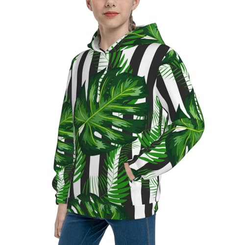 Palm Greenery Kid Hoodies Boys Sweatshirts Girls Pullover with Pocket2