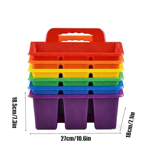 Panier de rangement bureau lot de 6 organiseurs à compartiments pour crayons et fournitures