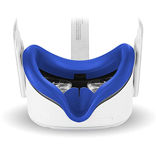 Compatible with Oculus Quest 2 Accessories, VR Silicone face Cover, VR Shell Cover,Compatible with Quest 2 Touch Controller Grip Cover,Protective Lens Cover,Disposable Eye Cover by KANG YU - Image 4