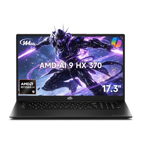 Image of NIMO 17.3 inch AI Laptop, AMD Ryzen AI 9 HX 370, 64GB RAM, 4TB SSD