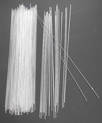 100個 1/16 x 12インチ アクリルダボロッドスティック クリアラウンドプラスチックロッド PLS90291 ブレース ケーブル パイピング クラフト 教育プロジェクト用