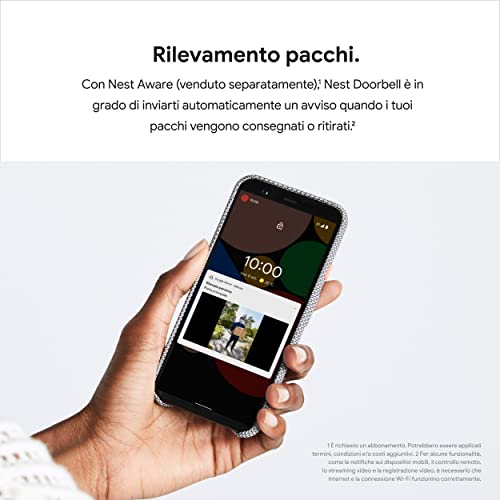 Nest NC5100IT Hello Video deurbel