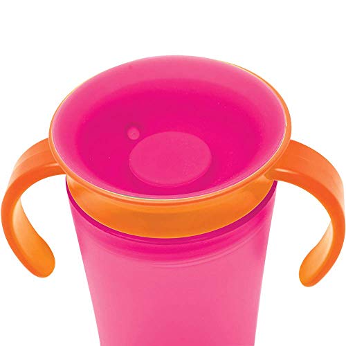 Buba 7546, Copo de Treinamento 360C com Alça, Rosa