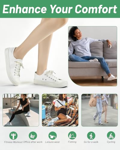 Image of RYI 5-Pack No Show Socks for Women Size 6-9 Ankle Invisible Non-slip Athletic Socks