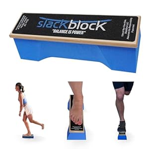 SlackBow SlackBlock Athletic Balance Trainer – Improve Balance, Stability, and Athletic Performance – Condition Your Body and Prevent Injury – Compact and Portable