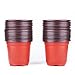 Nursery Pots, PEMOTech 100 Pack 4" Plastic Plants Nursery Pots, Flower Seedling Nursery Supplies, Seed Starting Pots, Plant Containers for Vegetable, Fruit, Flower, Plant