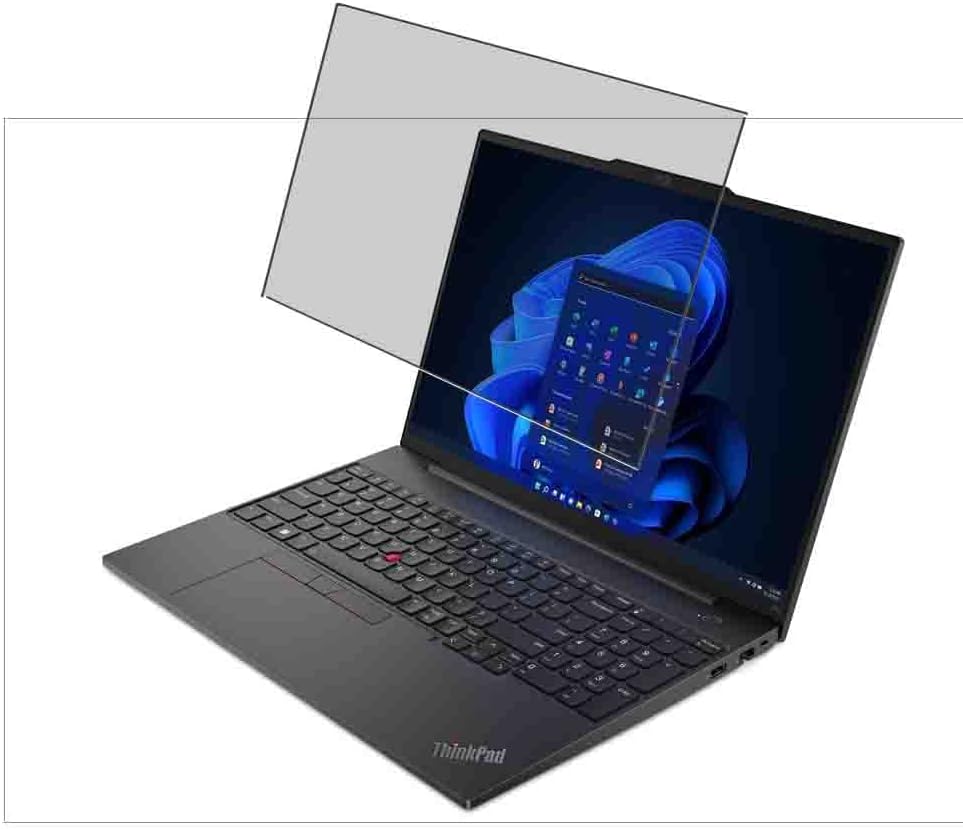 Puccy Privacy Screen Protector, compatible with Lenovo ThinkPad E16 GEN 1 16" Laptop Anti Spy Film TPU Guard （ Not Tempered Glass Protectors ）
