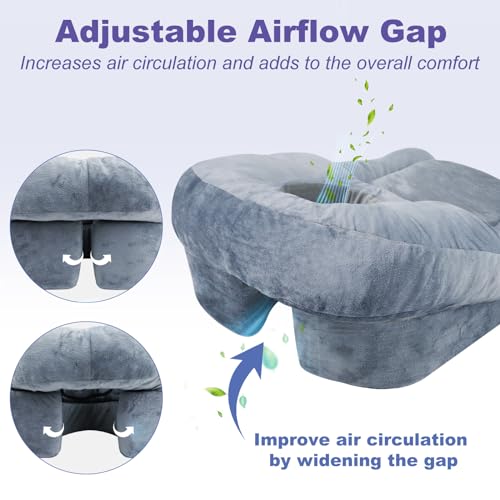 Almohada de masaje facial y descanso postoperatorio para cama o sofá 4