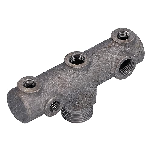 Soporte de Válvula Reguladora de 6 Vías Chrees Conector de Rosca Macho de 32 mm 7