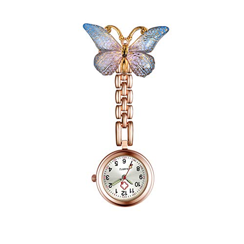 Image of Aroncent Nurse Fob Watch Collection: Medical Professional Lapel Pin-On Pocket Watches with Second Hand - Various Styles and Colors for Healthcare Workers