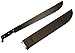 Produktbild MACHETE Bolo (Klingenlänge: 45cm, Gesamtlänge: 59cm) mit Sägerücken, Gürtelhalter, Kunststoff-Scheide und Messerschärfer - Buschmesser Haumesser Messer - für Camping, Outdoor, Garten, Survival - original Inet-Trades GmbH Produkt