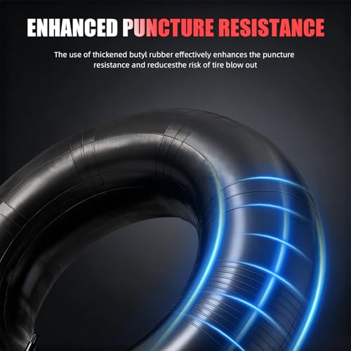 Image of 2 Pcs 25x10-12 ATV Inner Tubes with TR6 Valve Stem | Butyl rubber for UTVs /Golf Carts /Mowers