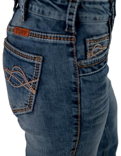 Cowgirl Tuff Western Jeans Womens DFMI Faded 28 Long Med Wash JDFADE3
