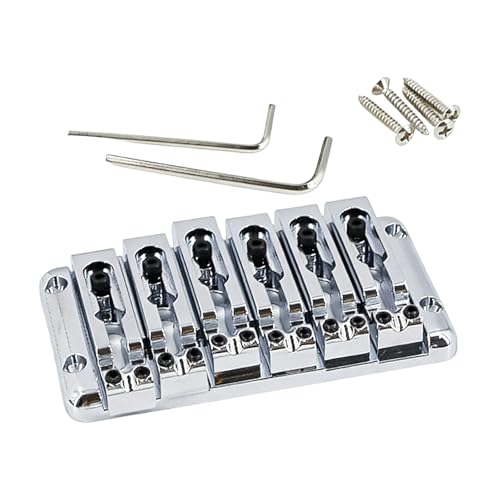 Pont fixe de guitare en alliage de zinc pour installer facilement son chevalet chez soi
