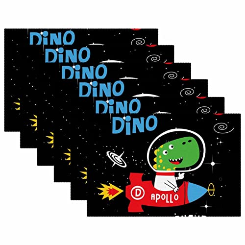 Set de table dinosaure espace pour éviter les taches des enfants