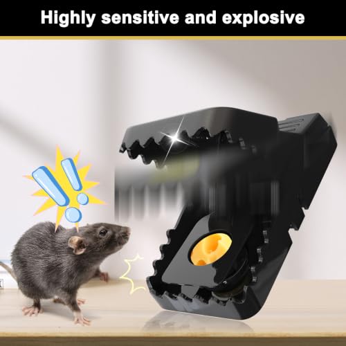 Teletrogy Lot de 6 Piège à Souris Efficace, Piège à Rat Attrape Souris – vue 2