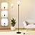 Floor Lamp for Living Room with 3 Color Temperatures, Standing Lamp with White Opal Glass Lampshade, Modern Tall Lamp with Foot Switch, Pole Lamp for Office Bedroom Dining Room, 9W LED Bulb Included