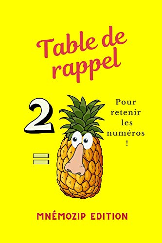Table de rappel: Pour retenir les numéros ! (French Edition)
