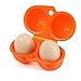 1 boîte de rangement portable pour œufs, 2 boîtes à œufs, boîte de transport pour œufs durs pour le camping, le barbecue, les fournitures de pique-nique.