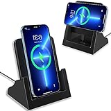 Cargador inalámbrico,Base de Carga inalámbrica con certificación Qi rápida de 15W máx,Compatible con iPhone 13/13 Pro/13 Mini/13 Pro MAX/SE 2022/12/SE 2020/11 Pro MAX,Galaxy S22/S22 Ultr/S21/S20/S10