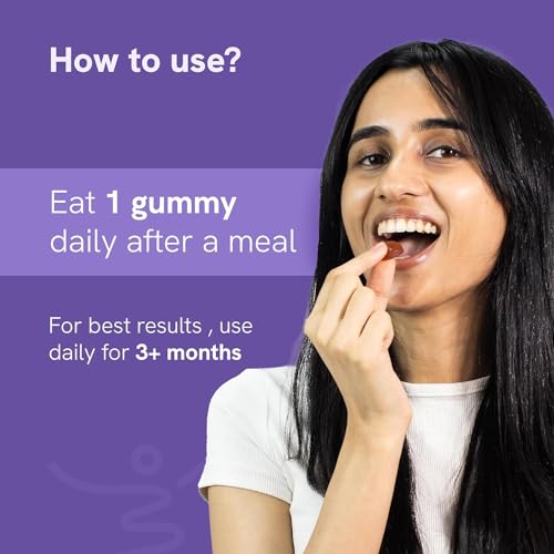 Be Bodywise Biotin Hair Gummies for Stronger, Shinier Hair & Nails | 60 Day Pack | With Biotin, Zinc, Folic Acid, Fibre & Multivitamin | Strawberry... - Image 5