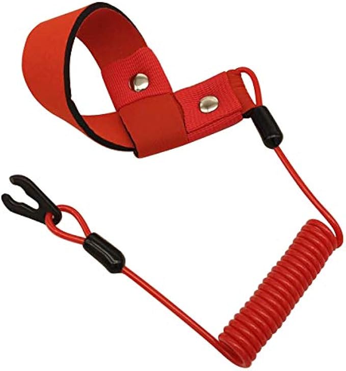 M MATI Stop Kill Safety Lanyard for EW2-68348-00-00 all Yamaha Jet Ski WaveRunner WaveVenture WaveRaider WaveJammer WaveBlaster FX140