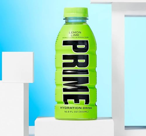 Image of PRIME HYDRATION Lemon Lime Hydration Drink, 16.9 Fl oz / 500 Ml