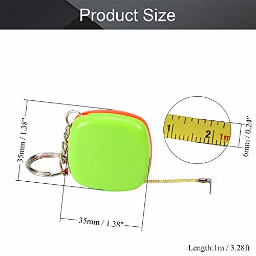 Cinta métrica 1 m retractil acero 2 unidades Utoolmart miniatura 2