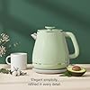 MULIN wasserkocher retro, Elektrischer Wasserkocher mit 360° Basis, 1,8 L Kapazität, 2200 W, Schnellkochfunktion, Automatische Abschaltung，teekocher，electric kettle #1