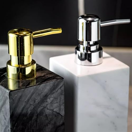 Ensemble d'accessoires de salle de bain en marbre au design chic