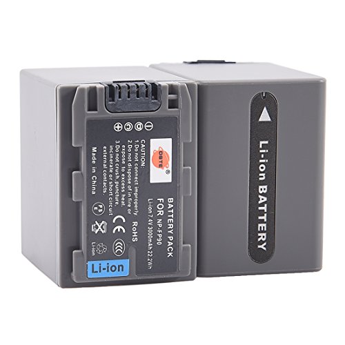 Batería NP-FP90 sustituta para solucionar el apagado rápido en cámaras Sony DCR-HC32E y HC16E