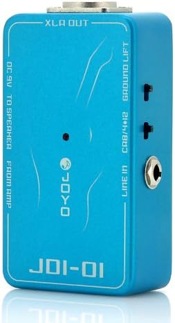 Direct Input Effect Pedal for Electric Guitar and Bass "Joyo JDI-01" - 4x 12 Amps Simulation, XLR OUT