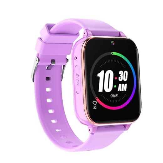 Munnrei 4G Kids Smart Watch Phone Violet