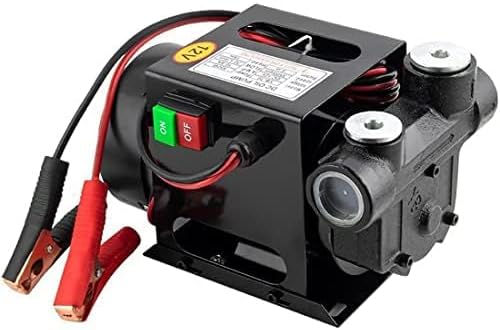 Portable Electric Self-Priming Oil Transfer Pump, 12V~24V High Power for Fast Fuel Extraction, Easy to Carry