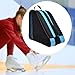 Aymzbd Rollers Skate Bag Skating Shoes Storage Bag for Girls Boys Supplies Ice Skate Backpack for Outdoor Inline Skates, Blue