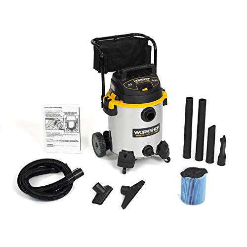 WORKSHOP Wet/Dry Vacs Shop Vacuum WS1600SS 16-Gallon 6.5...