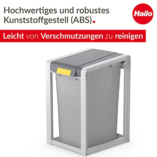 HAILO Cubo Profiline Öko XL Poubelle de tri basic 38L compacte